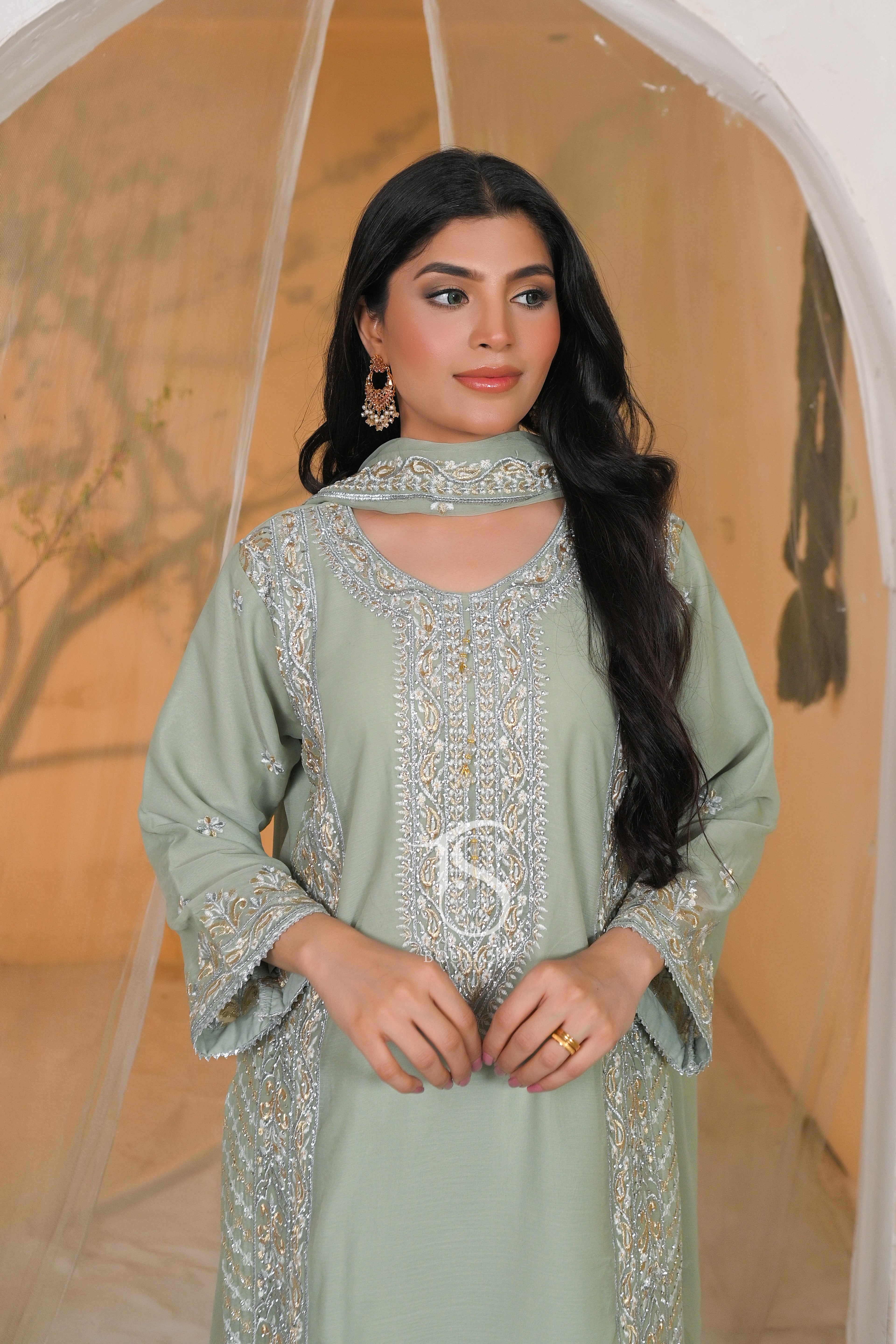 3PC 3D Gharara Suit | Latest Wedding & Festive Designer Wear